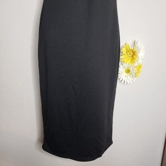 Socialite lace trim keyhole bodycon dress black size small - Picture 13 of 16